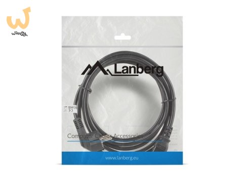 LANBERG KABEL ZASILAJĄCY VDE CEE 7/7 -> C13 3M LANBERG KABEL ZASILAJĄCY VDE CEE 7/7 -> C13 3M