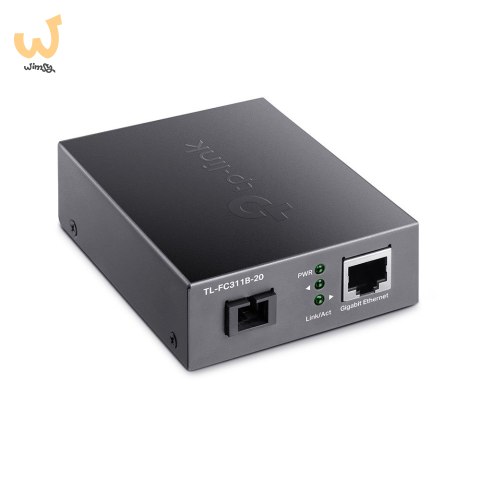 Media Converter TP-LINK TL-FC311B-20 Gigabitowy media konwerter WDM , Zwiększenie zasięgu transmisji światłowodowej do 20 km Media Converter TP-LINK TL-FC311B-20 Gigabitowy media konwerter WDM , Zwiększenie zasięgu transmisji światłowodowej do 20 km