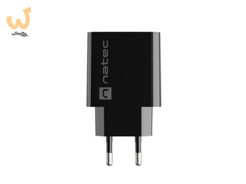 NATEC ŁADOWARKA SIECIOWA RIBERA USB-A 18W CZARNA NUC-2058 NATEC ŁADOWARKA SIECIOWA RIBERA USB-A 18W CZARNA NUC-2058