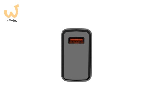 NATEC ŁADOWARKA SIECIOWA RIBERA USB-A 18W CZARNA NUC-2058 NATEC ŁADOWARKA SIECIOWA RIBERA USB-A 18W CZARNA NUC-2058