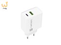 NATEC ŁADOWARKA SIECIOWA RIBERA USB-A + USB-C 20W POWER DELIVERY BIAŁA NUC-2061