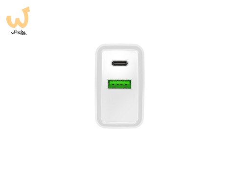 NATEC ŁADOWARKA SIECIOWA RIBERA USB-A + USB-C 20W POWER DELIVERY BIAŁA NUC-2061 NATEC ŁADOWARKA SIECIOWA RIBERA USB-A + USB-C 20W POWER DELIVERY BIAŁA NUC-2061
