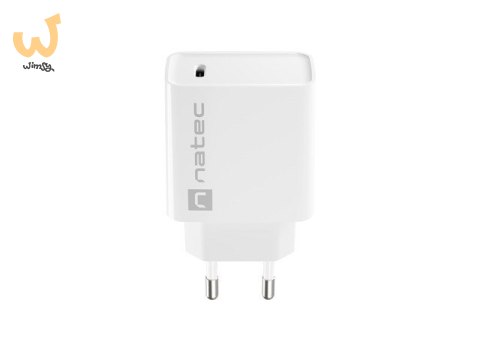 NATEC ŁADOWARKA SIECIOWA RIBERA USB-C 20W POWER DELIVERY BIAŁA NUC-2059 NATEC ŁADOWARKA SIECIOWA RIBERA USB-C 20W POWER DELIVERY BIAŁA NUC-2059