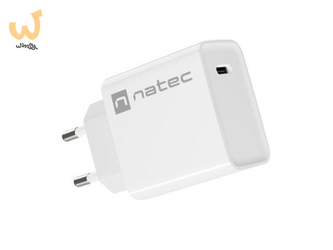 NATEC ŁADOWARKA SIECIOWA RIBERA USB-C 20W POWER DELIVERY BIAŁA NUC-2059 NATEC ŁADOWARKA SIECIOWA RIBERA USB-C 20W POWER DELIVERY BIAŁA NUC-2059
