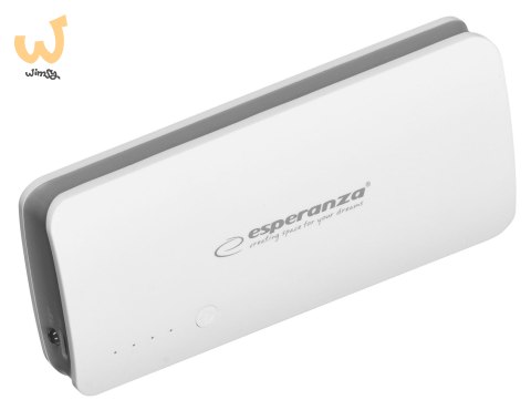 PowerBank Esperanza Radium EMP106WE (8000mAh; microUSB, USB 2.0; kolor biały) PowerBank Esperanza Radium EMP106WE (8000mAh; microUSB, USB 2.0; kolor biały)