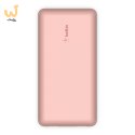 Powerbank Belkin BoostCharge Power Bank 20K 2xUSB-A + 1xUSB-C 20000mAh 15W Rose Gold