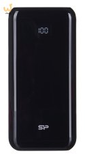 Powerbank Silicon Power QS28 20000mAh LCD QC3.0+PD 2x USB A, 1x mUSB + 1x USB C, czarny
