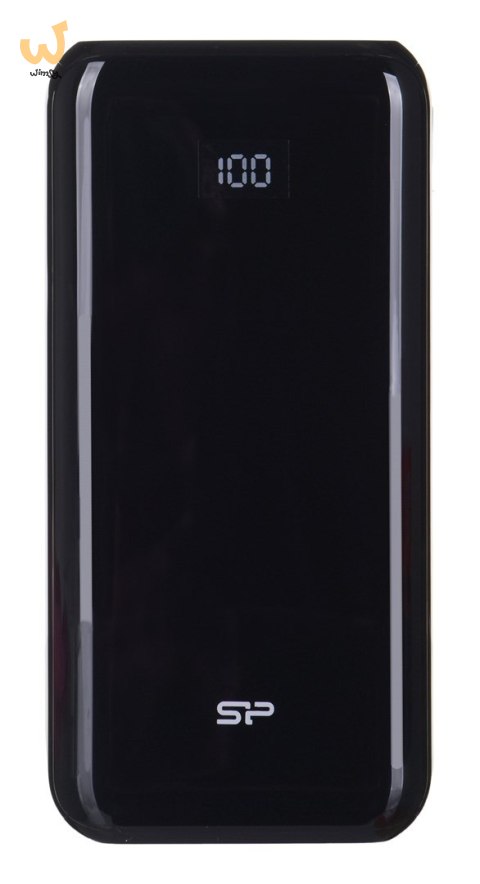 Powerbank Silicon Power QS28 20000mAh LCD QC3.0+PD 2x USB A, 1x mUSB + 1x USB C, czarny Powerbank Silicon Power QS28 20000mAh LCD QC3.0+PD 2x USB A, 1x mUSB + 1x USB C, czarny