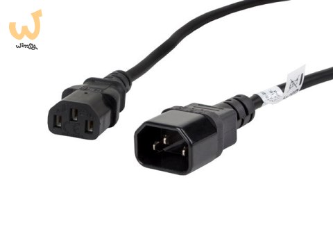 Przedłużacz Lanberg CA-C13E-11CC-0018-BK (C13 / IEC C13 / IEC 320 C13 M - C14 F; 1,8m; kolor czarny) Przedłużacz Lanberg CA-C13E-11CC-0018-BK (C13 / IEC C13 / IEC 320 C13 M - C14 F; 1,8m; kolor czarny)