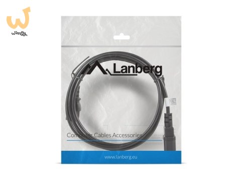 Przedłużacz Lanberg CA-C13E-11CC-0018-BK (C13 / IEC C13 / IEC 320 C13 M - C14 F; 1,8m; kolor czarny) Przedłużacz Lanberg CA-C13E-11CC-0018-BK (C13 / IEC C13 / IEC 320 C13 M - C14 F; 1,8m; kolor czarny)