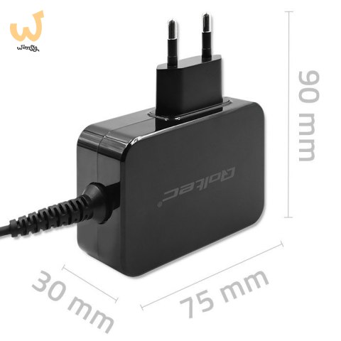 QOLTEC ŁADOWARKA GAN POWER PRO | 1XUSB-C | 65W | 5-20V | 3-3.25A | CZARNA QOLTEC ŁADOWARKA GAN POWER PRO | 1XUSB-C | 65W | 5-20V | 3-3.25A | CZARNA