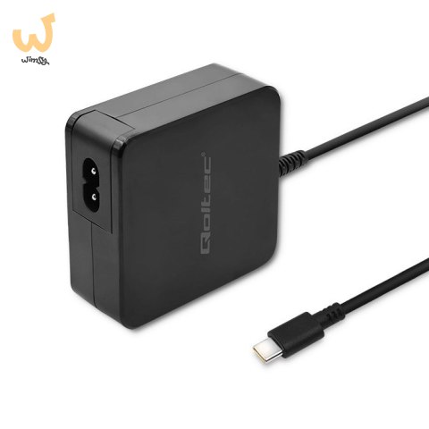QOLTEC ZASILACZ SIECIOWY 65W | 5-20.3V | 2-3.25A | USB TYP C | PD QOLTEC ZASILACZ SIECIOWY 65W | 5-20.3V | 2-3.25A | USB TYP C | PD
