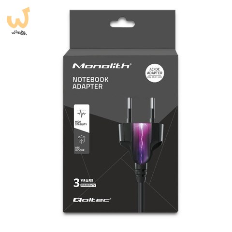 QOLTEC ZASILACZ SIECIOWY 65W | 5-20.3V | 2-3.25A | USB TYP C | PD QOLTEC ZASILACZ SIECIOWY 65W | 5-20.3V | 2-3.25A | USB TYP C | PD
