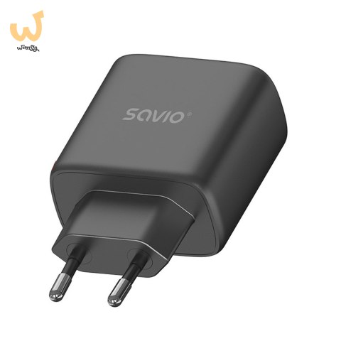SAVIO ŁADOWARKA SIECIOWA 30W QUICK CHARGE, POWER DELIVERY 3.0 LA-06/B SAVIO ŁADOWARKA SIECIOWA 30W QUICK CHARGE, POWER DELIVERY 3.0 LA-06/B