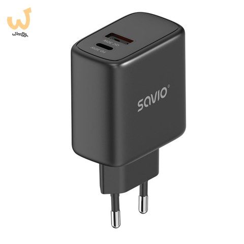 SAVIO ŁADOWARKA SIECIOWA 30W QUICK CHARGE, POWER DELIVERY 3.0 LA-06/B SAVIO ŁADOWARKA SIECIOWA 30W QUICK CHARGE, POWER DELIVERY 3.0 LA-06/B