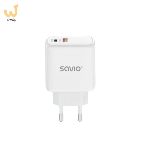 SAVIO ŁADOWARKA SIECIOWA 30W QUICK CHARGE, POWER DELIVERY 3.0 LA-06