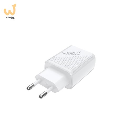 SAVIO ŁADOWARKA SIECIOWA USB QUICK CHARGE POWER DELIVERY 3.0 18W 1M CABLE LA-05 SAVIO ŁADOWARKA SIECIOWA USB QUICK CHARGE POWER DELIVERY 3.0 18W 1M CABLE LA-05