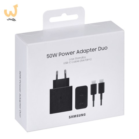 Samsung 50W Power Adapter Duo, Black Samsung 50W Power Adapter Duo, Black