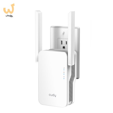 Wzmacniacz sygnału WIFI CUDY RE1800 LAN 1xGigabit AX1800 Dual Band Wi-Fi 6 Mesh Wzmacniacz sygnału WIFI CUDY RE1800 LAN 1xGigabit AX1800 Dual Band Wi-Fi 6 Mesh