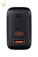 AUKEY PA-B3 BLACK ŁADOWARKA SIECIOWA 65W 2XUSB-C