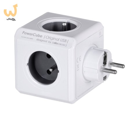 Allocacoc Przedłużacz PowerCube Original USB Grey Allocacoc Przedłużacz PowerCube Original USB Grey