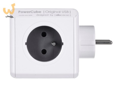 Allocacoc Przedłużacz PowerCube Original USB Grey Allocacoc Przedłużacz PowerCube Original USB Grey