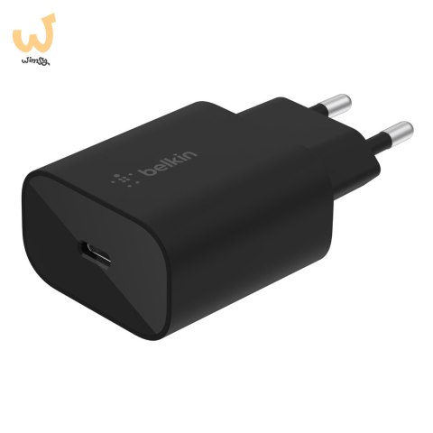 BELKIN WALL CHARGER 25W PD PPS, BLACK - UNIVERSAL BELKIN WALL CHARGER 25W PD PPS, BLACK - UNIVERSAL