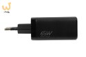 ŁADOWARKA SIECIOWA I-BOX C-65 GAN PD65W KABEL, CZARNA