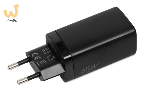 ŁADOWARKA SIECIOWA I-BOX C-65 GAN PD65W KABEL, CZARNA ŁADOWARKA SIECIOWA I-BOX C-65 GAN PD65W KABEL, CZARNA