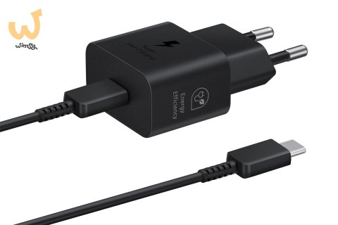 Ładowarka Samsung Power Adapter 25W USB-C Fast Charge 1m Black Ładowarka Samsung Power Adapter 25W USB-C Fast Charge 1m Black