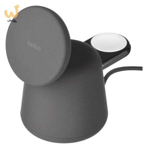 Ładowarka bezprzewodowa Belkin BoostCharge Pro 2-in-1 Wireless Charging Dock with MagSafe iPhone/Apple Watch 15W Black Ładowarka bezprzewodowa Belkin BoostCharge Pro 2-in-1 Wireless Charging Dock with MagSafe iPhone/Apple Watch 15W Black