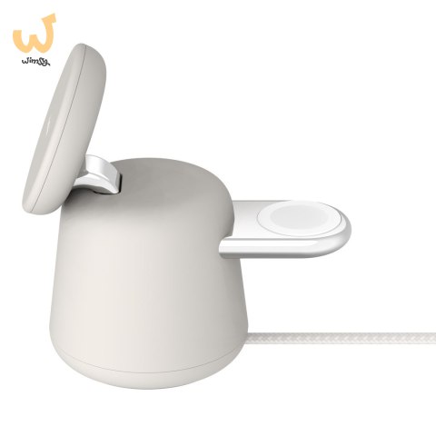 Ładowarka bezprzewodowa Belkin BoostCharge Pro 2-in-1 Wireless Charging Dock with MagSafe iPhone/Apple Watch 15W Sand Ładowarka bezprzewodowa Belkin BoostCharge Pro 2-in-1 Wireless Charging Dock with MagSafe iPhone/Apple Watch 15W Sand