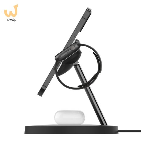 Ładowarka bezprzewodowa Belkin BoostCharge Pro 3-in-1 Wireless Charger with Official MagSafe Charging iPhone/Apple Watch/AirPods Ładowarka bezprzewodowa Belkin BoostCharge Pro 3-in-1 Wireless Charger with Official MagSafe Charging iPhone/Apple Watch/AirPods