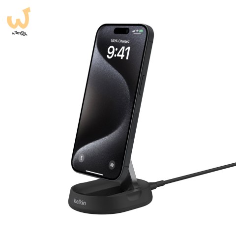 Ładowarka bezprzewodowa Belkin BoostCharge Pro Convertible Magnetic Wireless Charging Stand with Qi2 15W Black Ładowarka bezprzewodowa Belkin BoostCharge Pro Convertible Magnetic Wireless Charging Stand with Qi2 15W Black