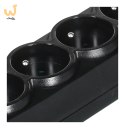 Listwa antyprzepięciowa Ever Classic 3,0m (5 x UTE; 10 A; kolor czarny) (T/LZ09-CLA030/0000)