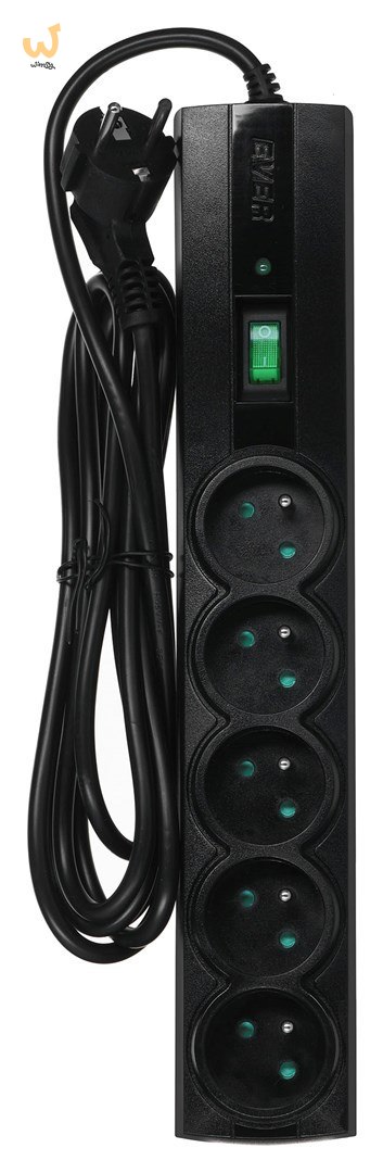 Listwa antyprzepięciowa Ever Classic 3,0m (5 x UTE; 10 A; kolor czarny) (T/LZ09-CLA030/0000) Listwa antyprzepięciowa Ever Classic 3,0m (5 x UTE; 10 A; kolor czarny) (T/LZ09-CLA030/0000)