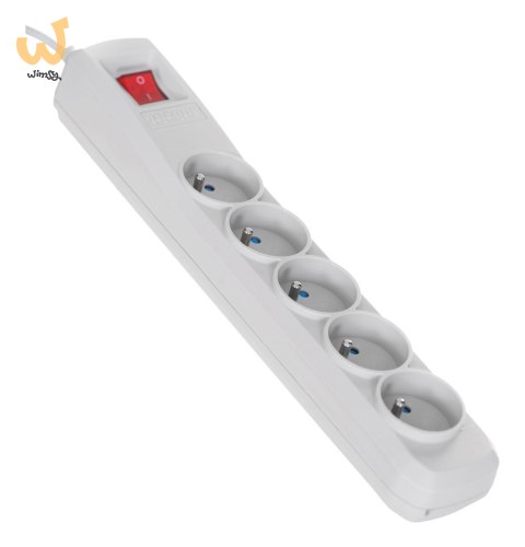 Listwa przeciwprzepięciowa Activejet 5gn/1,5m/cz (10A; 2300W) 1,5m; kolor szary Listwa przeciwprzepięciowa Activejet 5gn/1,5m/cz (10A; 2300W) 1,5m; kolor szary