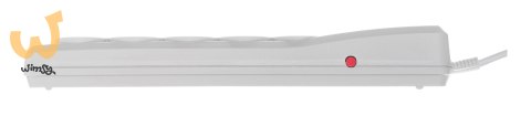 Listwa przeciwprzepięciowa Activejet 5gn/3m/cz (10A; 2300W) 3m; kolor szary Listwa przeciwprzepięciowa Activejet 5gn/3m/cz (10A; 2300W) 3m; kolor szary
