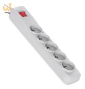 Listwa przeciwprzepięciowa Activejet 5gn/3m/cz (10A; 2300W) 3m; kolor szary