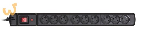 Listwa przeciwprzepięciowa Activejet ACJ Combo 9gn 1,5m (9 x UTE; 10 A; 1,5m; kolor czarny) Listwa przeciwprzepięciowa Activejet ACJ Combo 9gn 1,5m (9 x UTE; 10 A; 1,5m; kolor czarny)