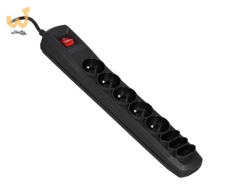 Listwa przeciwprzepięciowa Activejet APN-8g/3m-BK (3 x Typ C, 5 x UTE; 10 A; 3m; kolor czarny) Listwa przeciwprzepięciowa Activejet APN-8g/3m-BK (3 x Typ C, 5 x UTE; 10 A; 3m; kolor czarny)