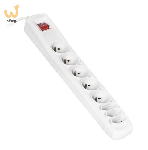 Listwa przeciwprzepięciowa Activejet APN-8g/3m-GR (3 x Typ C, 5 x UTE; 10 A; 3m; kolor szary) Listwa przeciwprzepięciowa Activejet APN-8g/3m-GR (3 x Typ C, 5 x UTE; 10 A; 3m; kolor szary)