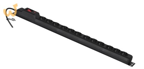 Listwa przeciwprzepięciowa Activejet COMBO/12gn/3m/cz (12 x UTE; 10 A (2500 W); 3m; kolor czarny) Listwa przeciwprzepięciowa Activejet COMBO/12gn/3m/cz (12 x UTE; 10 A (2500 W); 3m; kolor czarny)