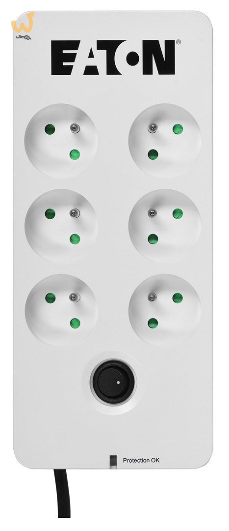 Listwa przeciwprzepięciowa EATON PB6F (6 x UTE; 10 A; kolor biały) Listwa przeciwprzepięciowa EATON PB6F (6 x UTE; 10 A; kolor biały)