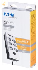 Listwa przeciwprzepięciowa EATON PB6F (6 x UTE; 10 A; kolor biały)