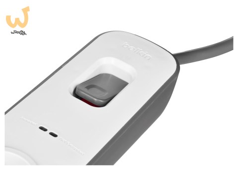 Listwa zasilająca Belkin Power Surge 4-PORT + 2xUSB-A 2.4A 525J 2m Grey/White Listwa zasilająca Belkin Power Surge 4-PORT + 2xUSB-A 2.4A 525J 2m Grey/White