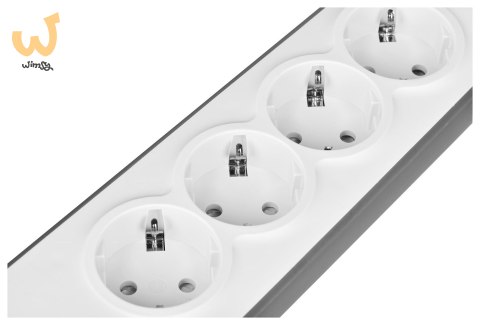 Listwa zasilająca Belkin Power Surge 4-PORT + 2xUSB-A 2m Grey/White Schuko Listwa zasilająca Belkin Power Surge 4-PORT + 2xUSB-A 2m Grey/White Schuko