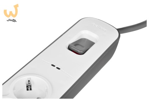 Listwa zasilająca Belkin Power Surge 4-PORT + 2xUSB-A 2m Grey/White Schuko Listwa zasilająca Belkin Power Surge 4-PORT + 2xUSB-A 2m Grey/White Schuko