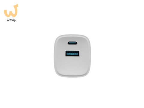 NATEC ŁADOWARKA RIBERA GAN 1X USB-A + 1X USB-C 30W BIAŁA NUC-2140 NATEC ŁADOWARKA RIBERA GAN 1X USB-A + 1X USB-C 30W BIAŁA NUC-2140
