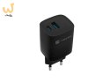 NATEC ŁADOWARKA RIBERA GAN 1X USB-A + 1X USB-C 30W CZARNA NUC-2141